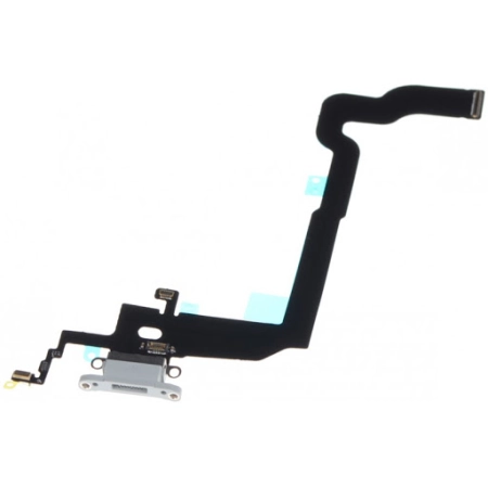 Taśma iPhone X złącze USB mik szara oriQ